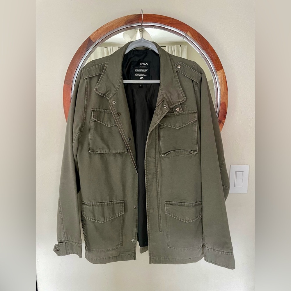 RVCA military style jacket